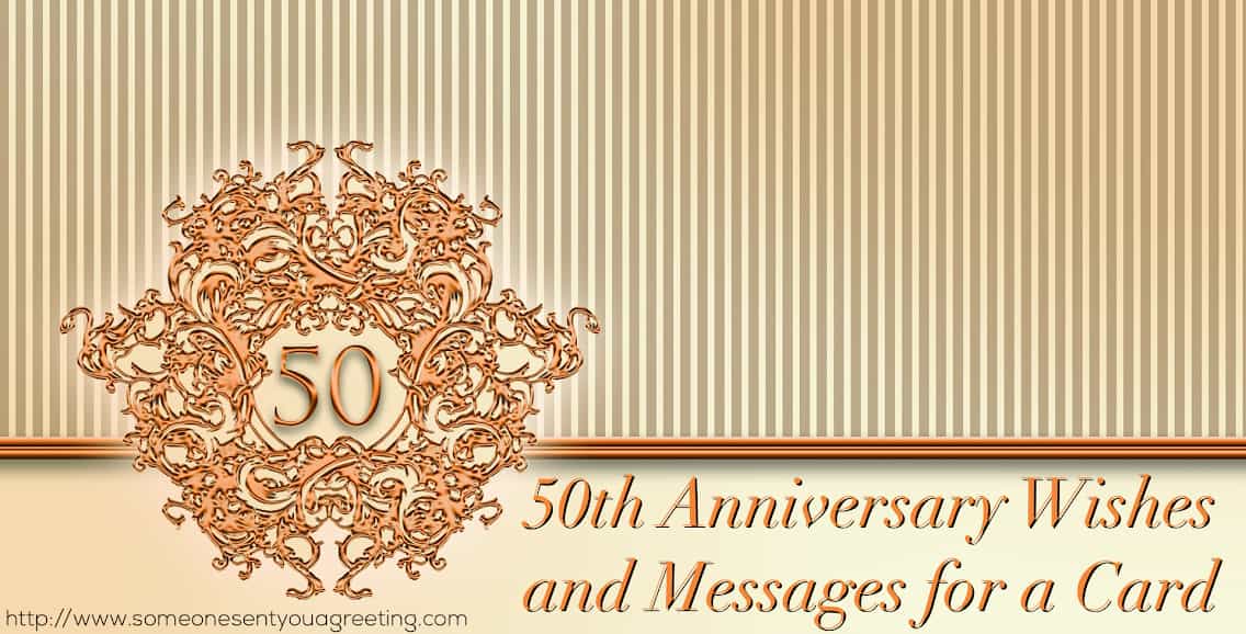 50th Anniversary Wishes And Messages For A Card Someone Sent You A Greeting,How To Dispose Of Vegetable Oil