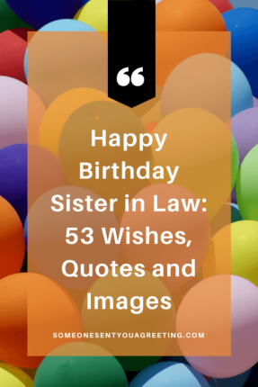 sister in law birthday