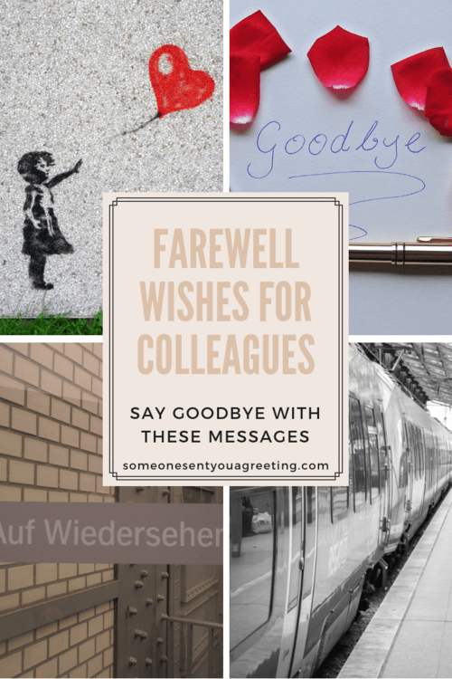 Farewell Wishes for Colleagues: Say