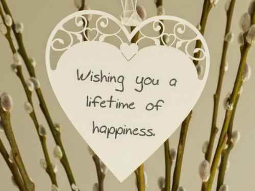 Wedding wishes and messages for a card