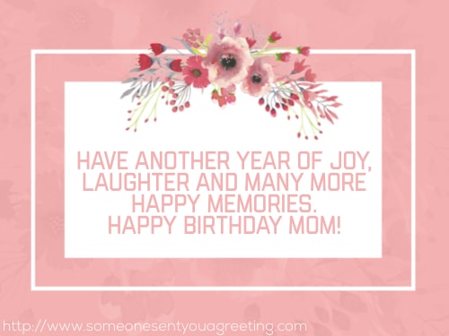 Birthday Wishes For Mom What To Write In A Card Someone Sent You A Greeting