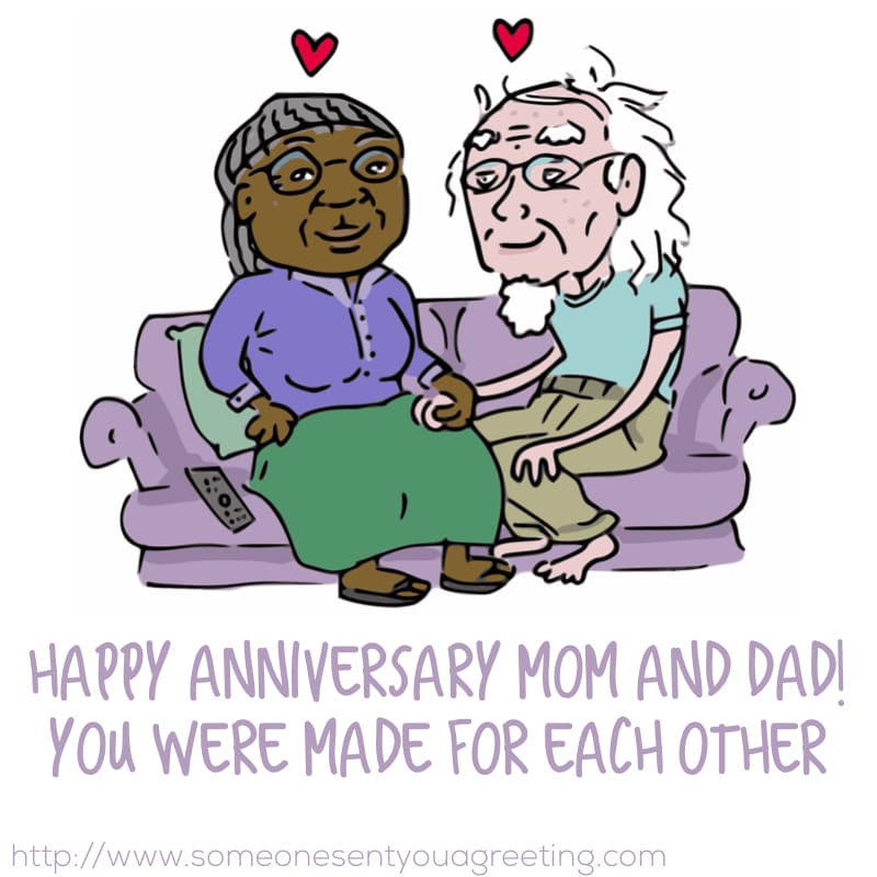 Wedding Anniversary Wishes for Parents (50+ Examples, Poems and Quotes) -  Someone Sent You A Greeting