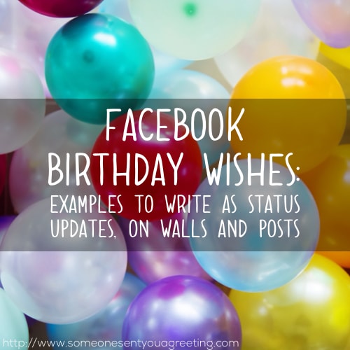 Facebook Birthday Wishes