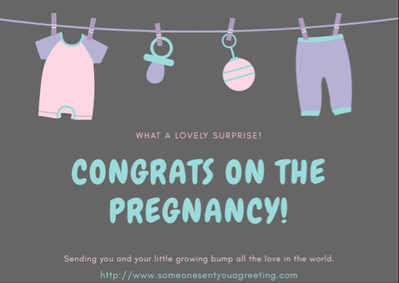 Congratulations on your Pregnancy eCard