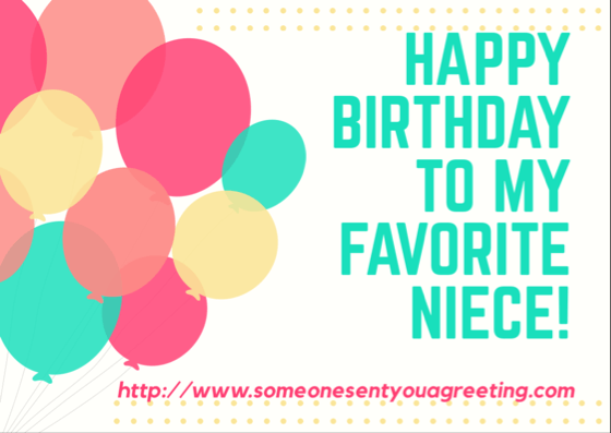 Happy Birthday Niece: 40+ Birthday Wishes, Quotes and Images for a Niece -  Someone Sent You A Greeting