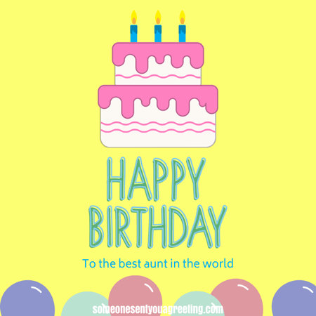 61 Awesome Happy Birthday Auntie Wishes Messages And Quotes Someone Sent You A Greeting