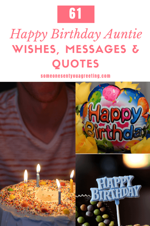 61 Awesome Happy Birthday Auntie Wishes, Messages and Quotes - Someone ...