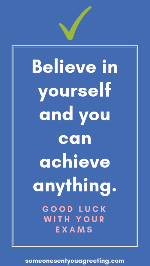 Good Luck Quotes And Wishes For Exams Someone Sent You A Greeting