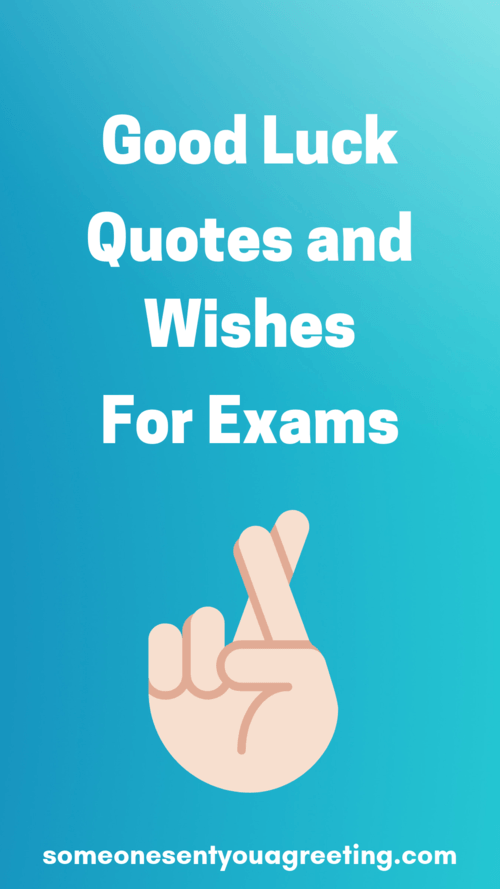 Good luck quotes and wishes for exams