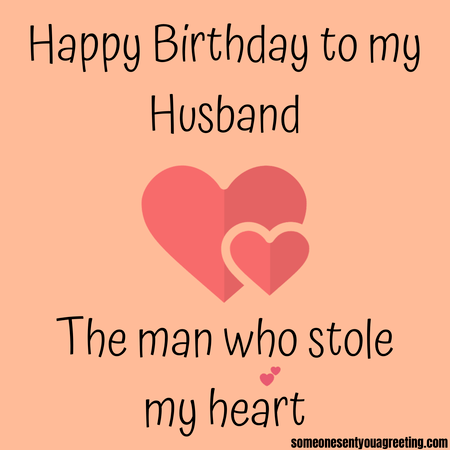 Happy birthday to my husband who stole my heart.