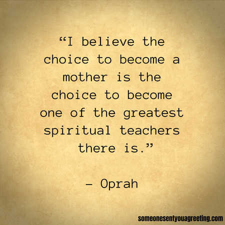 oprah strong mom quote