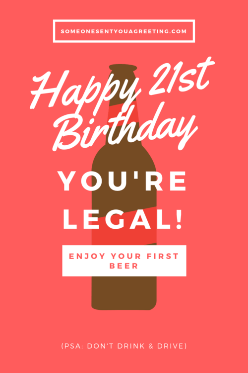 Featured image of post 21St Birthday Messages Funny : From photo focused to fancy fonts, our 21st birthday cards celebrate this major milestone with style and flexibility.