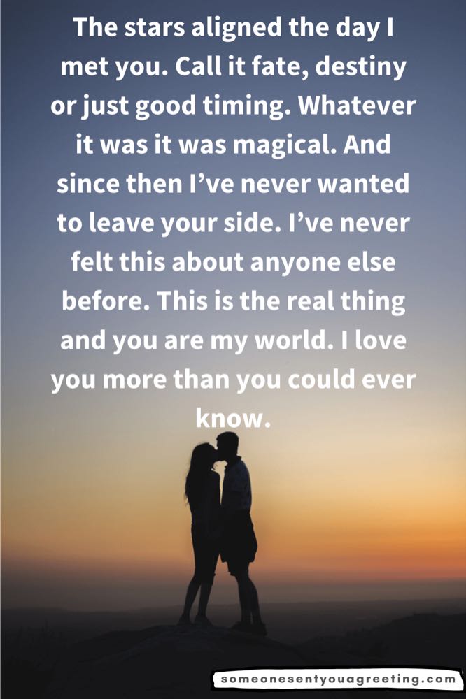 long paragraph of love for partner