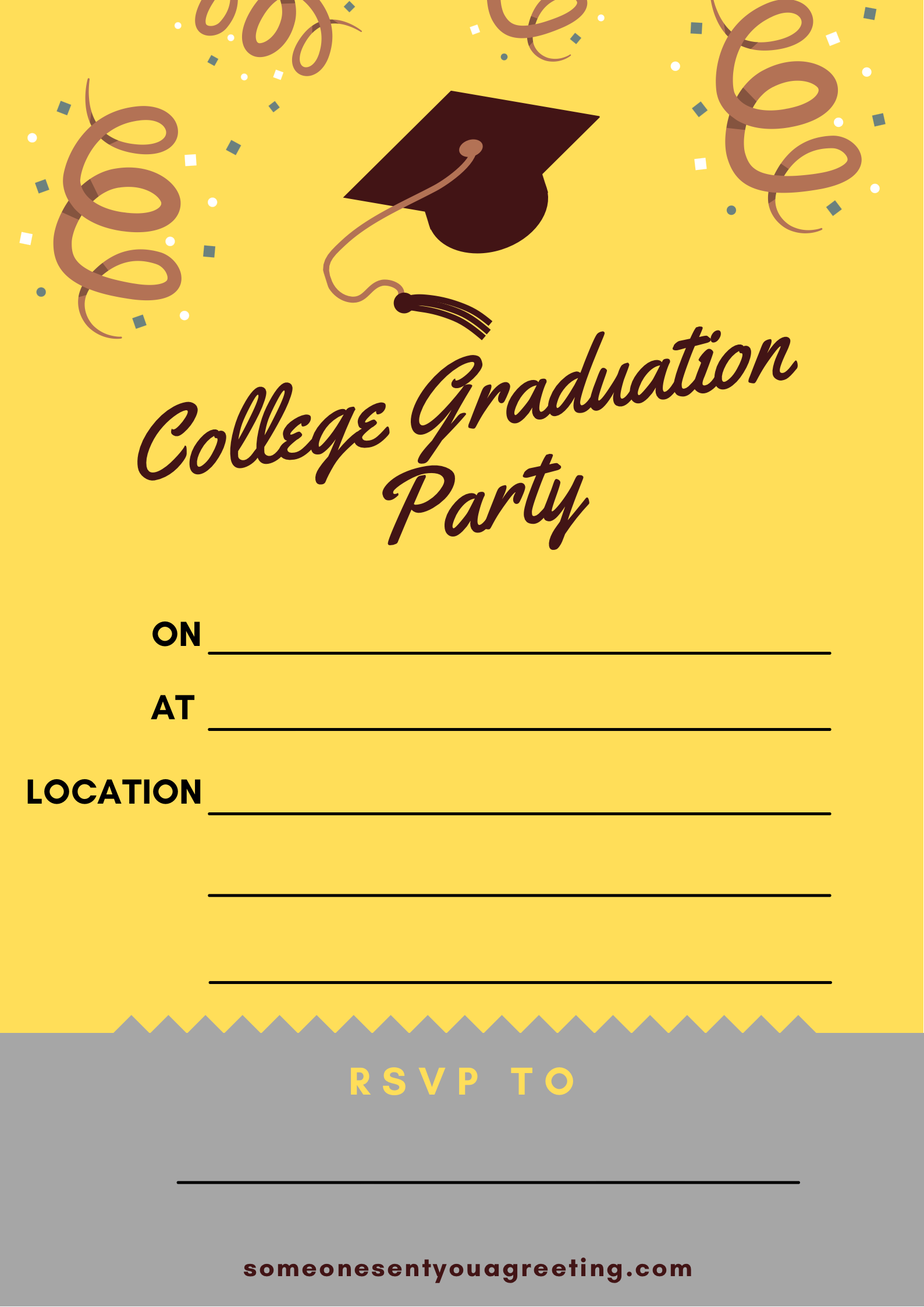 Free Graduation Party Printables