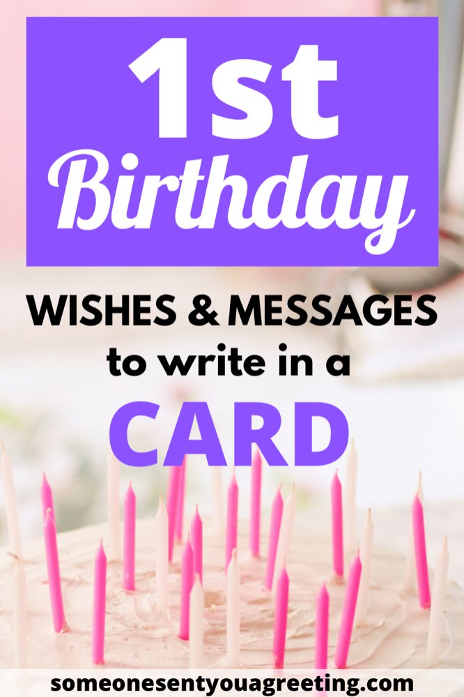 1st birthday wishes pinterest small