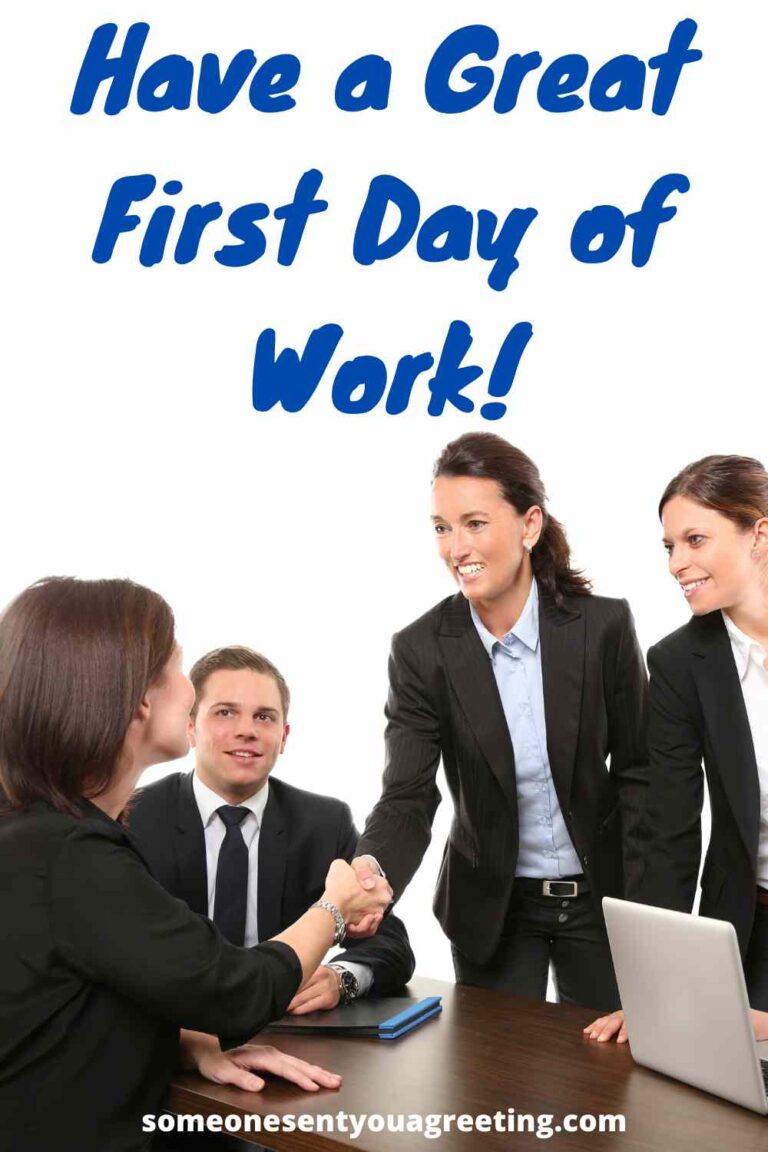 write an essay about your first day at work