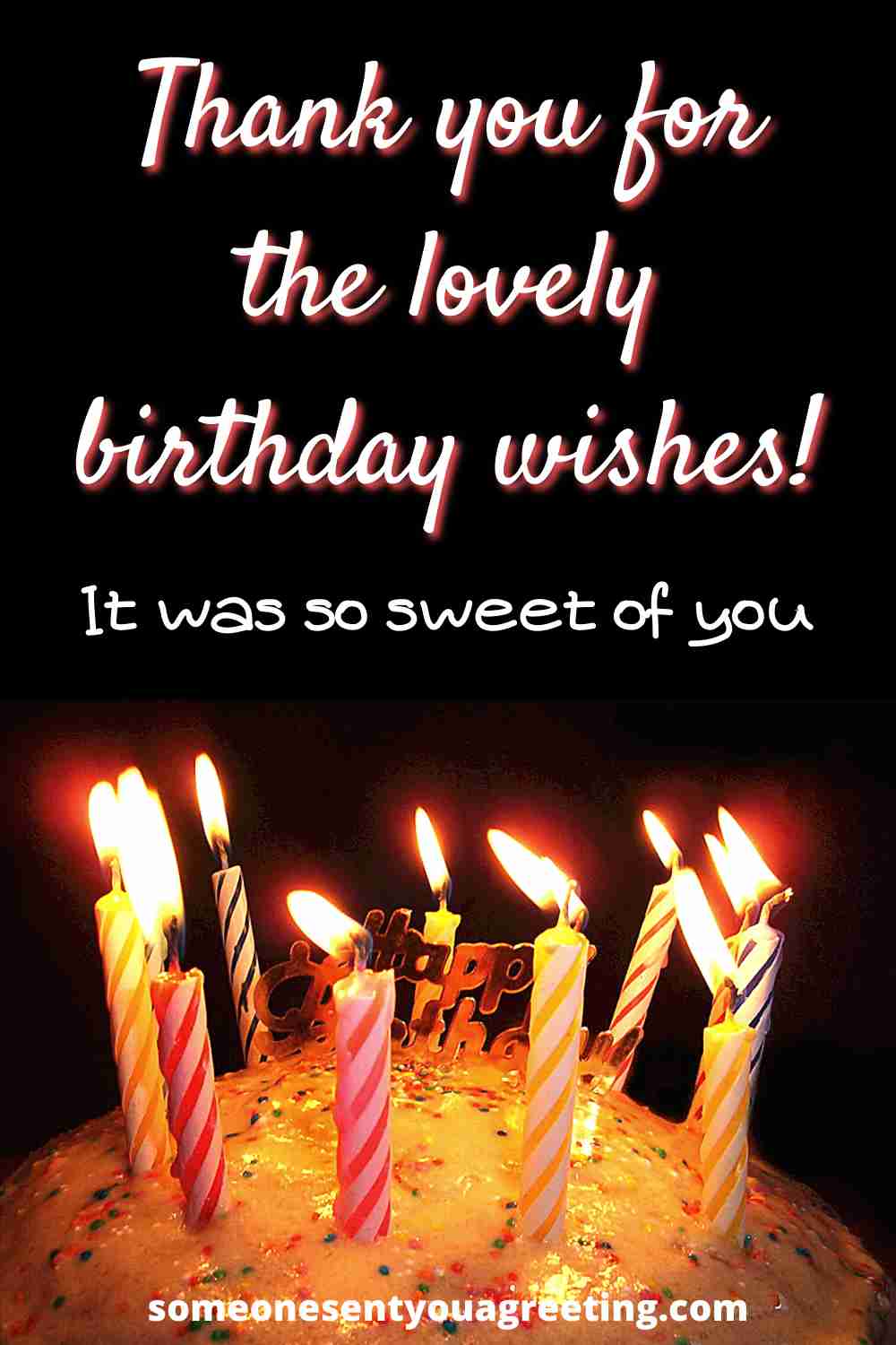 funny thank you for the birthday wishes images