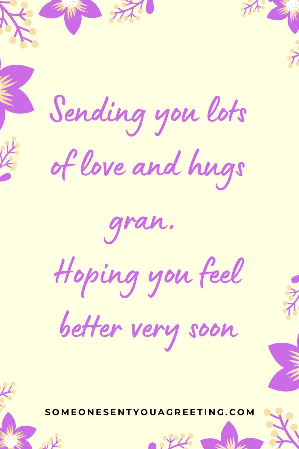get well message for grandma