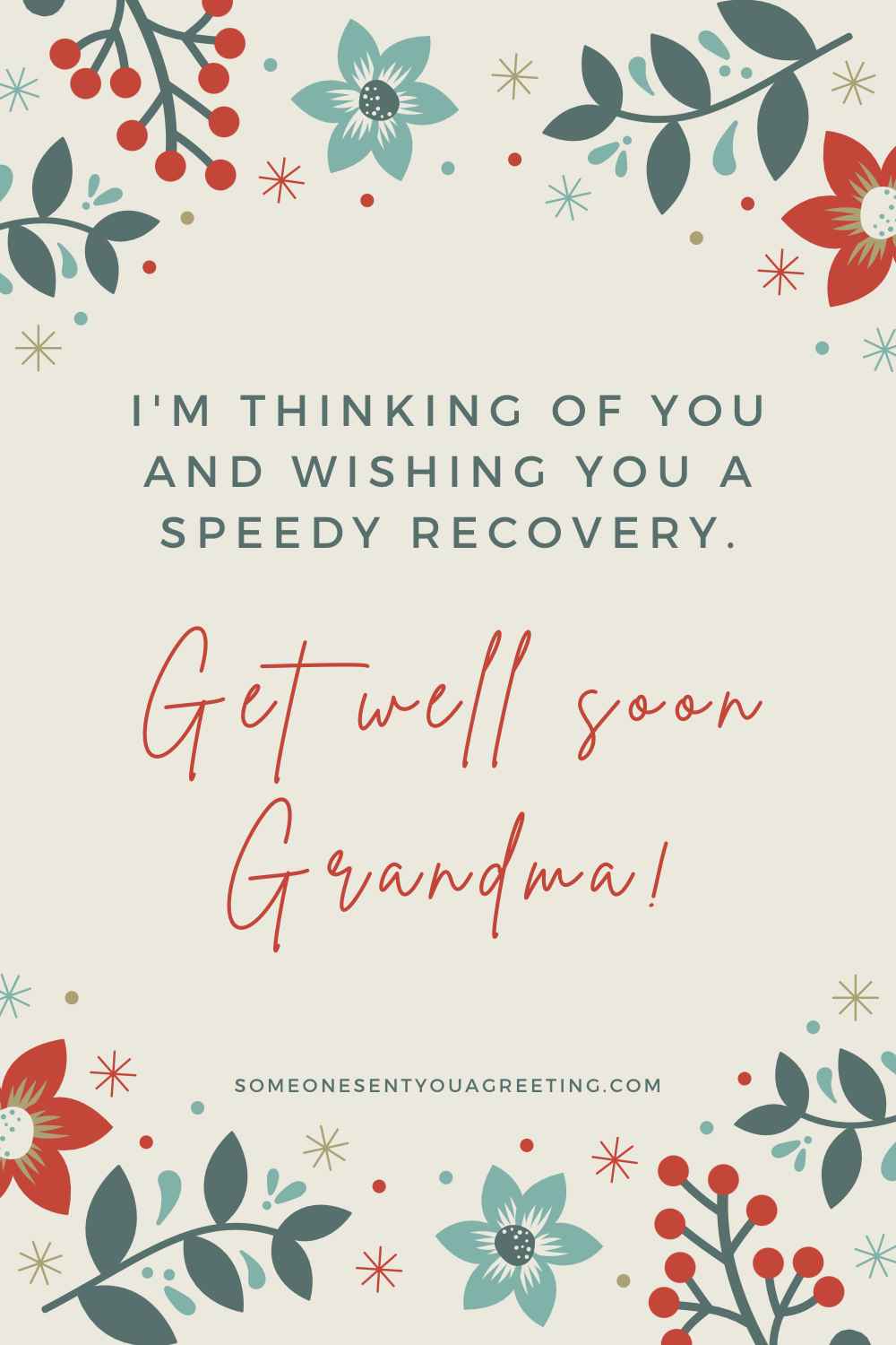 get well soon grandmother message