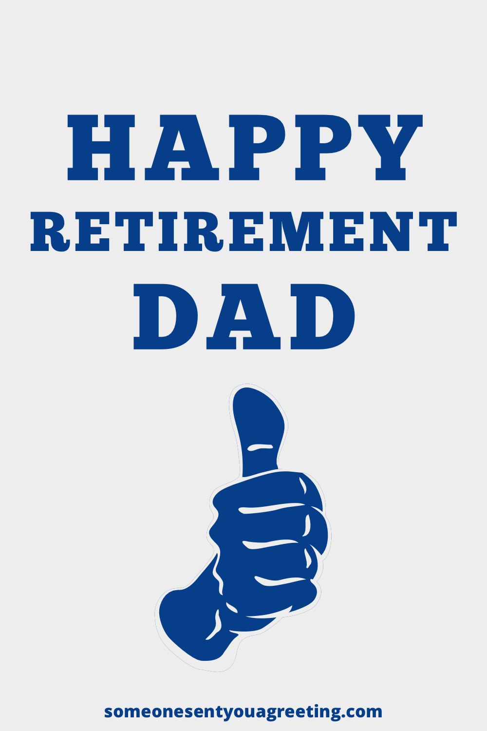Happy retirement dad