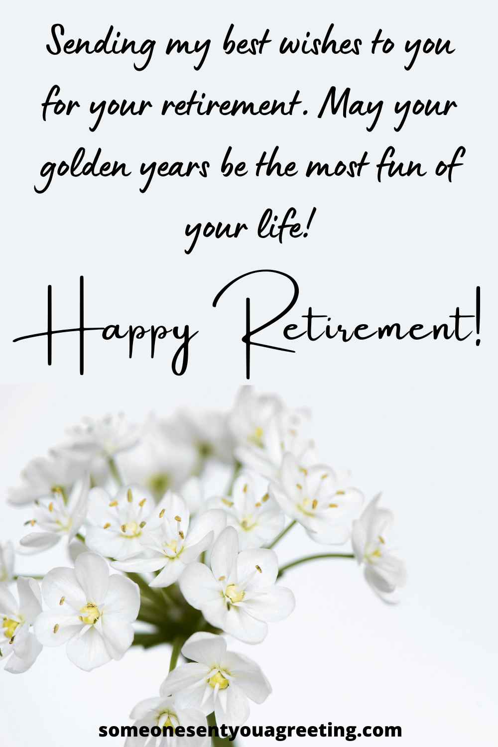 Happy retirement message for sister