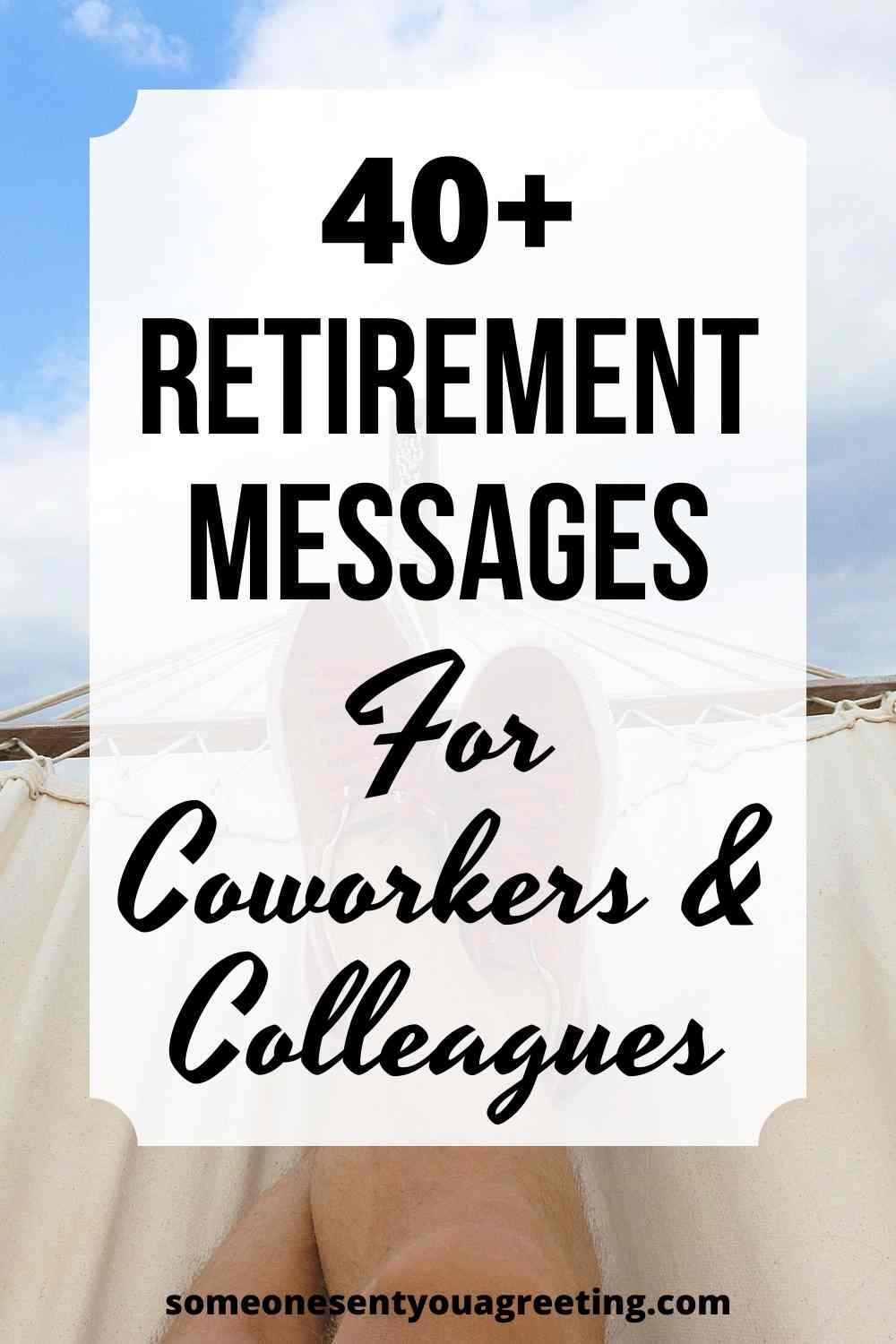 retirement messages for coworkers