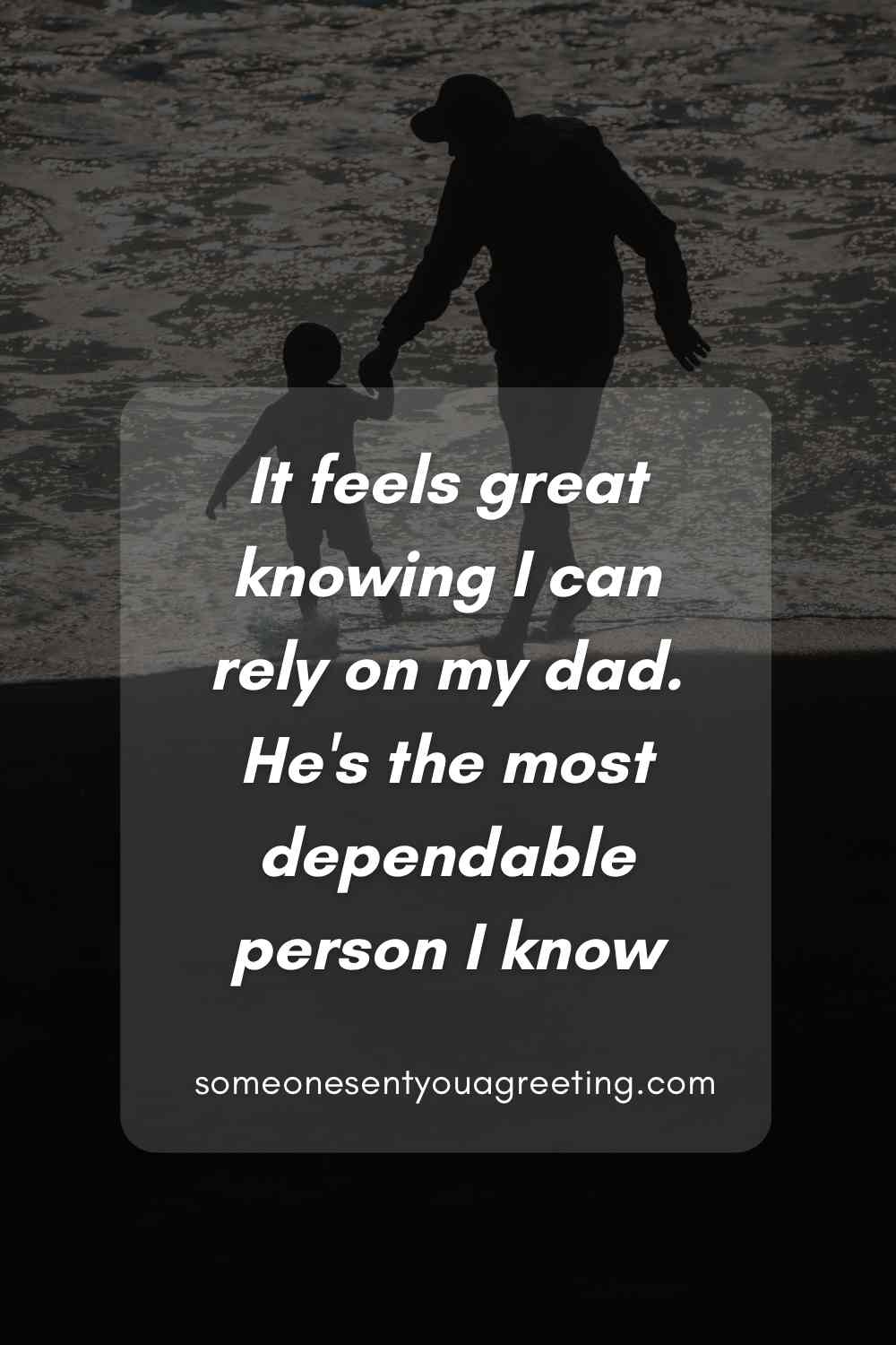 quote to describe dad
