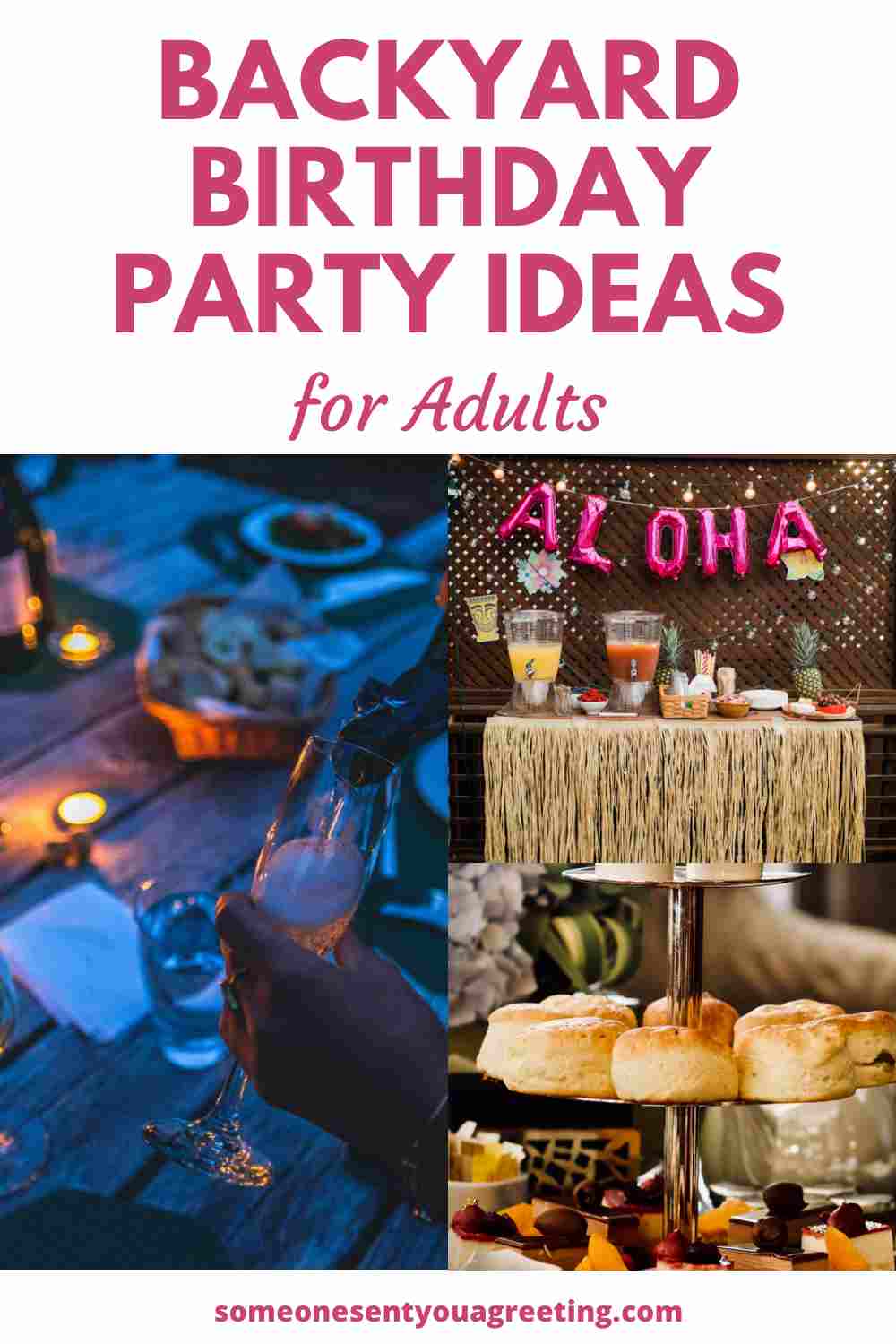 backyard birthday party ideas for adults