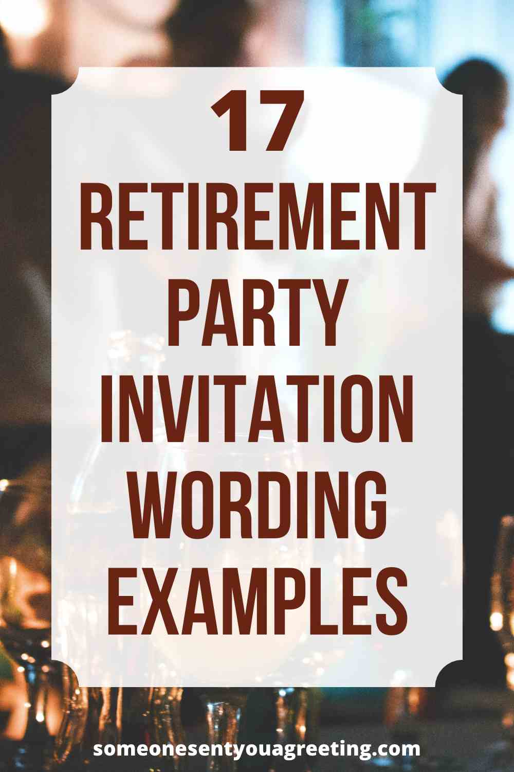 retirement party invitation wording examples
