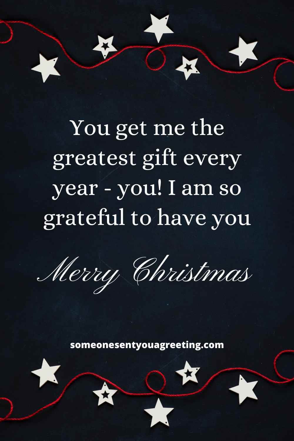 sweet Christmas message for loved one