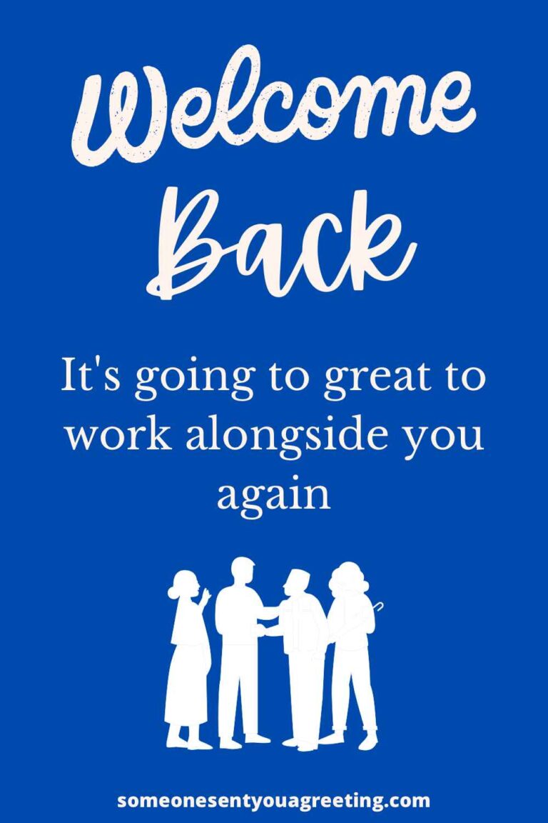 Back to Work Messages & Wishes Someone Sent You A Greeting