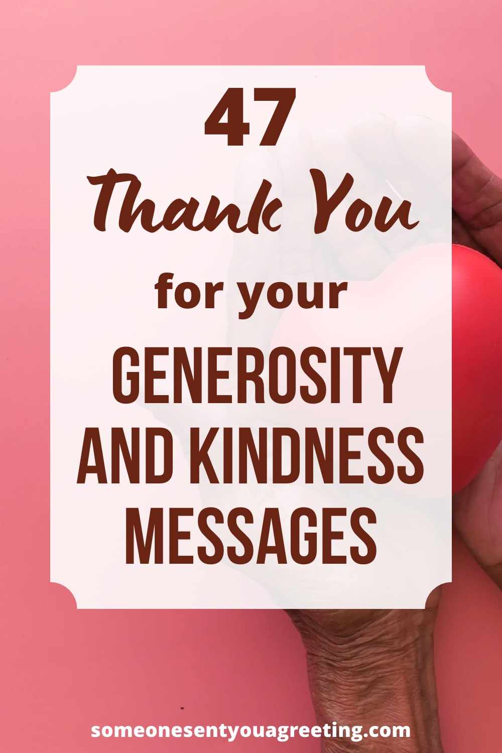 thank you for your generosity messages