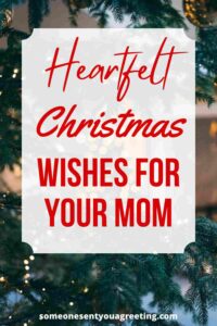 christmas wishes for mom