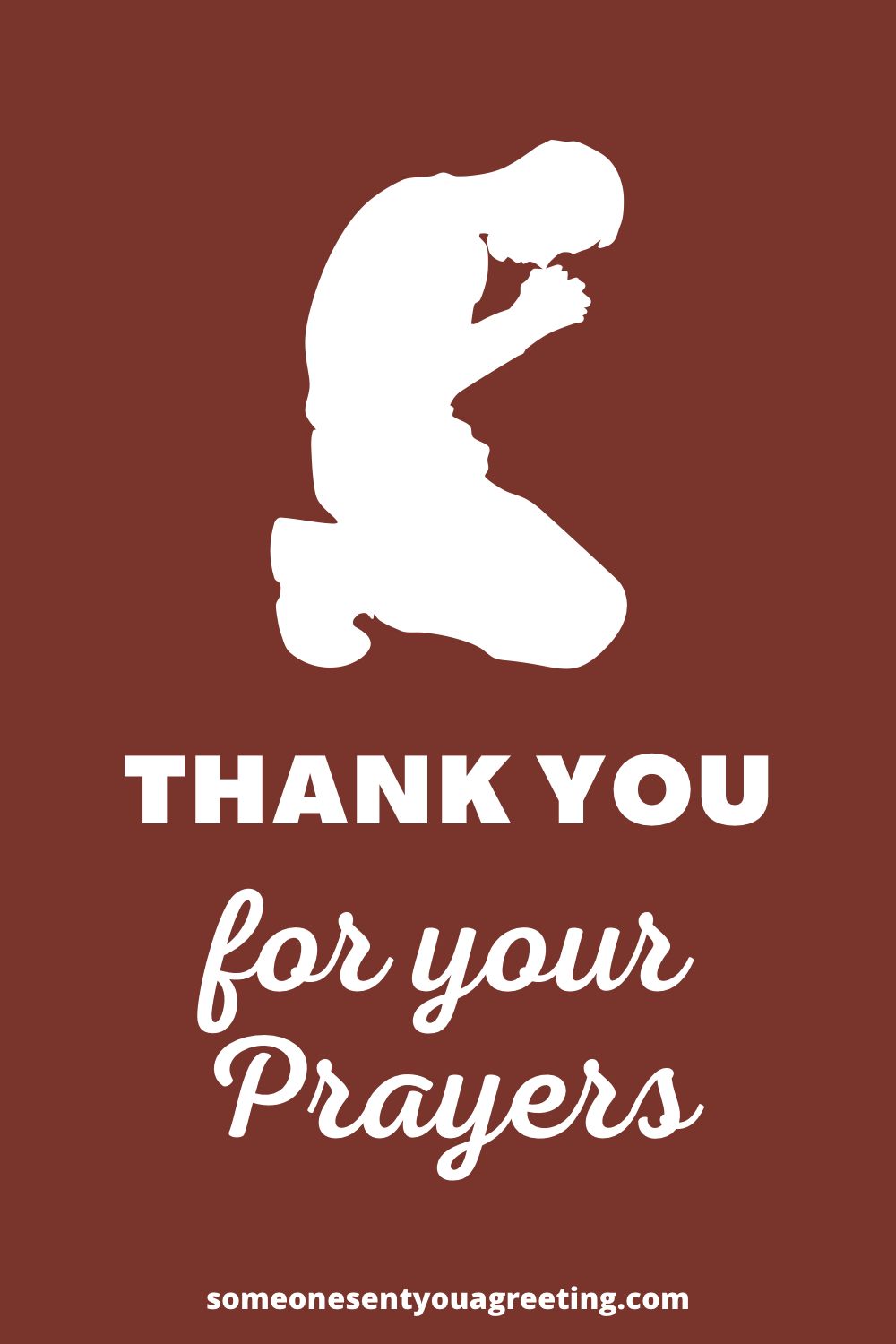 short thank you for your prayers message