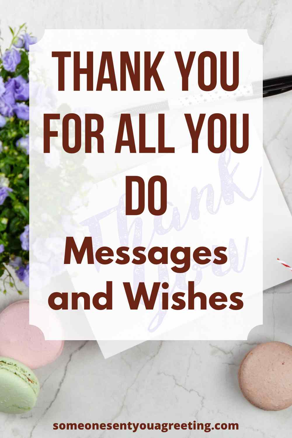 thank you for all you do messages