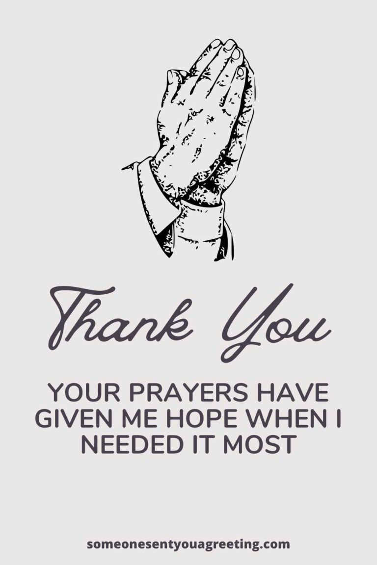 Thank You for Your Prayers What to Say (with Examples) Someone Sent You A Greeting