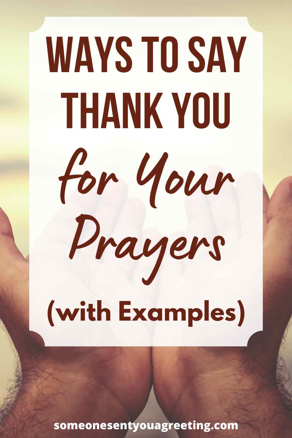 Thank You for Your Prayers: What to Say (with Examples) - Someone ...