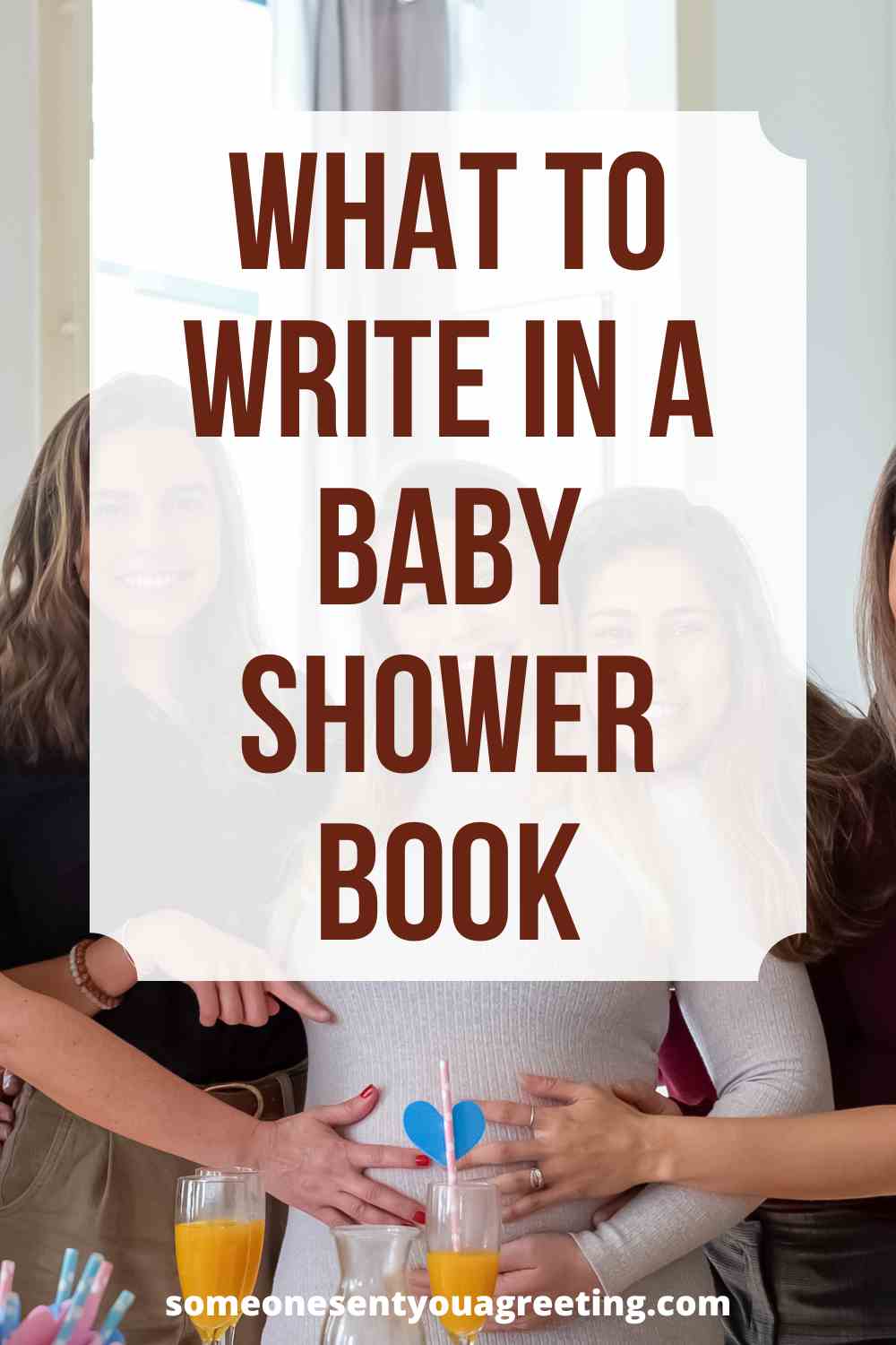 what to write in a baby shower book