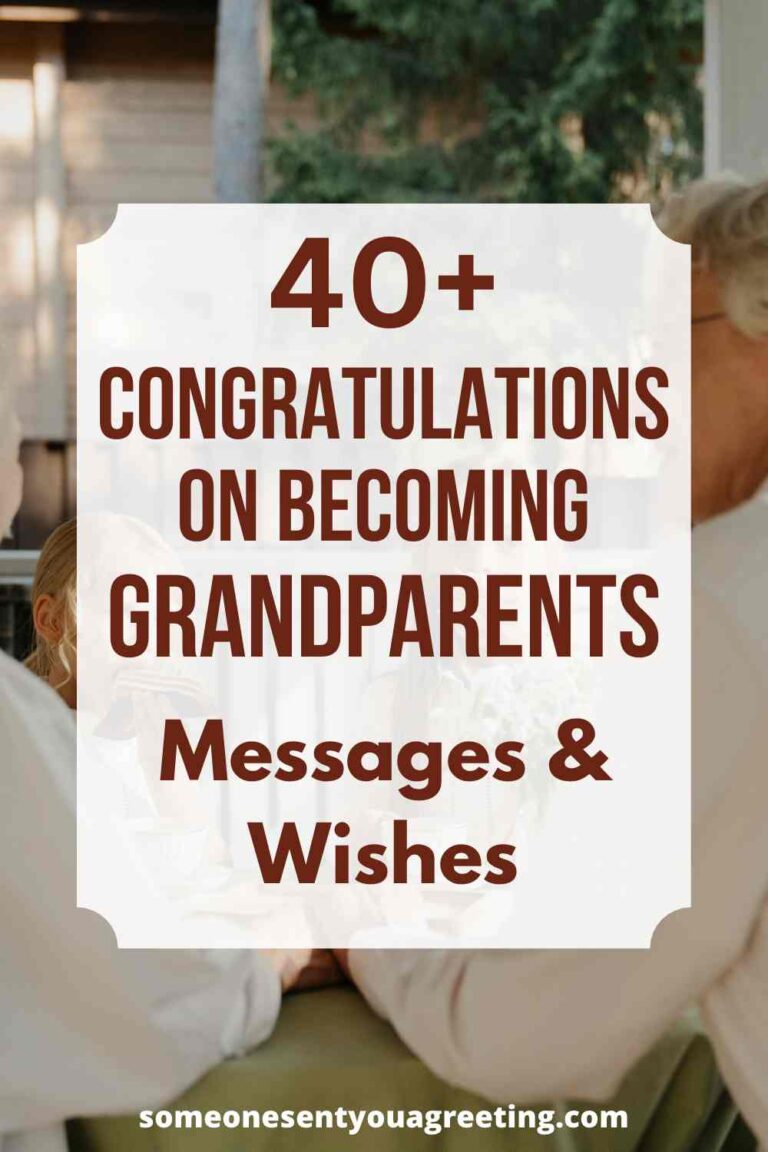 Congratulations on Grandparents Messages and Wishes Someone