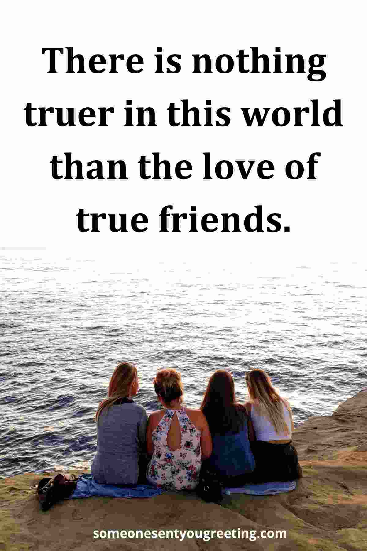 love of true friends quote