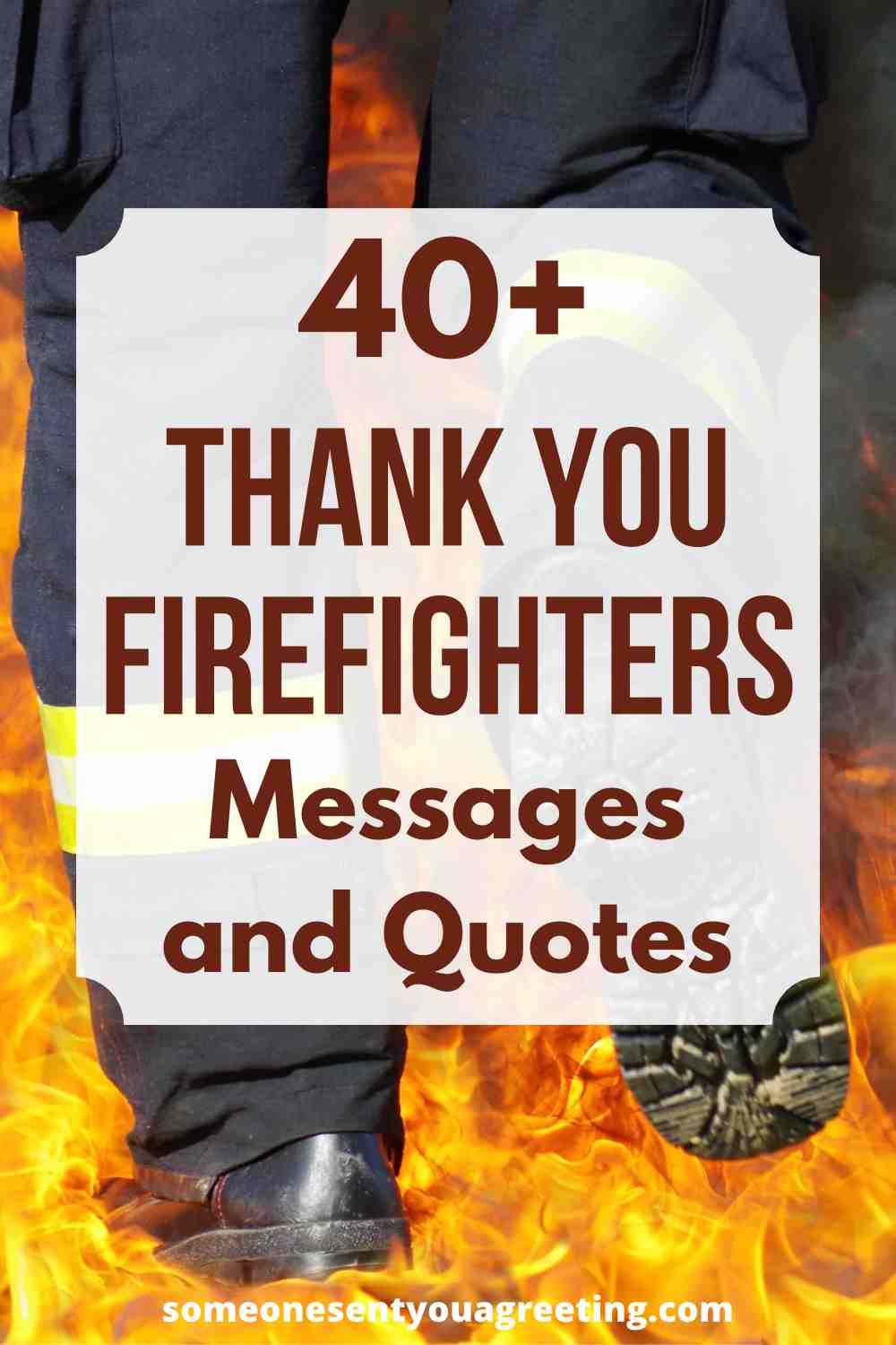 thank you firefighter messages and quotes