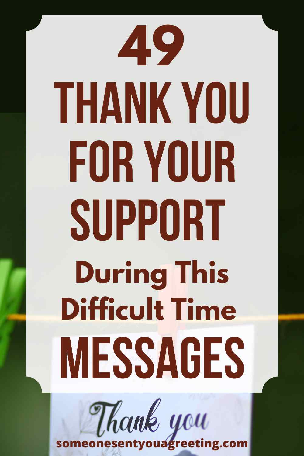 thank you for your support during difficult times messages