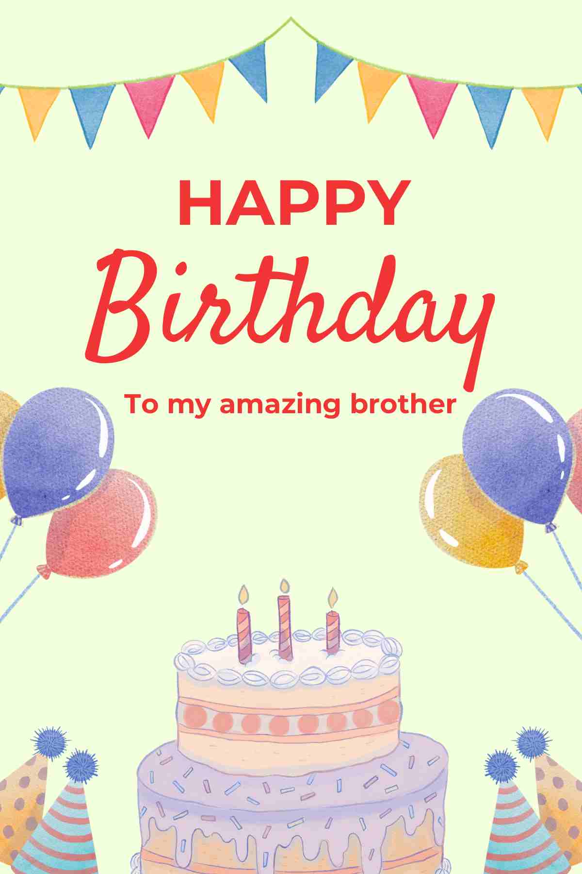 birthday message to brother