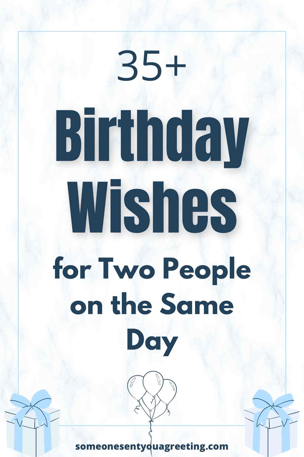 birthday wishes for two people on the same day