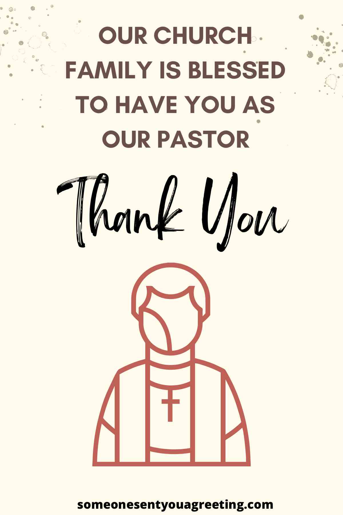 thank you message for a pastor