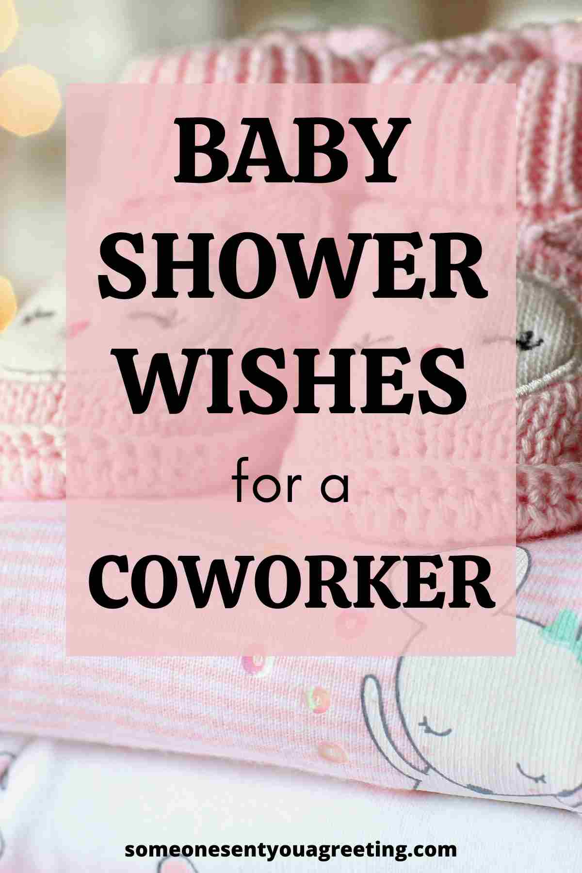 baby shower wishes for a coworker