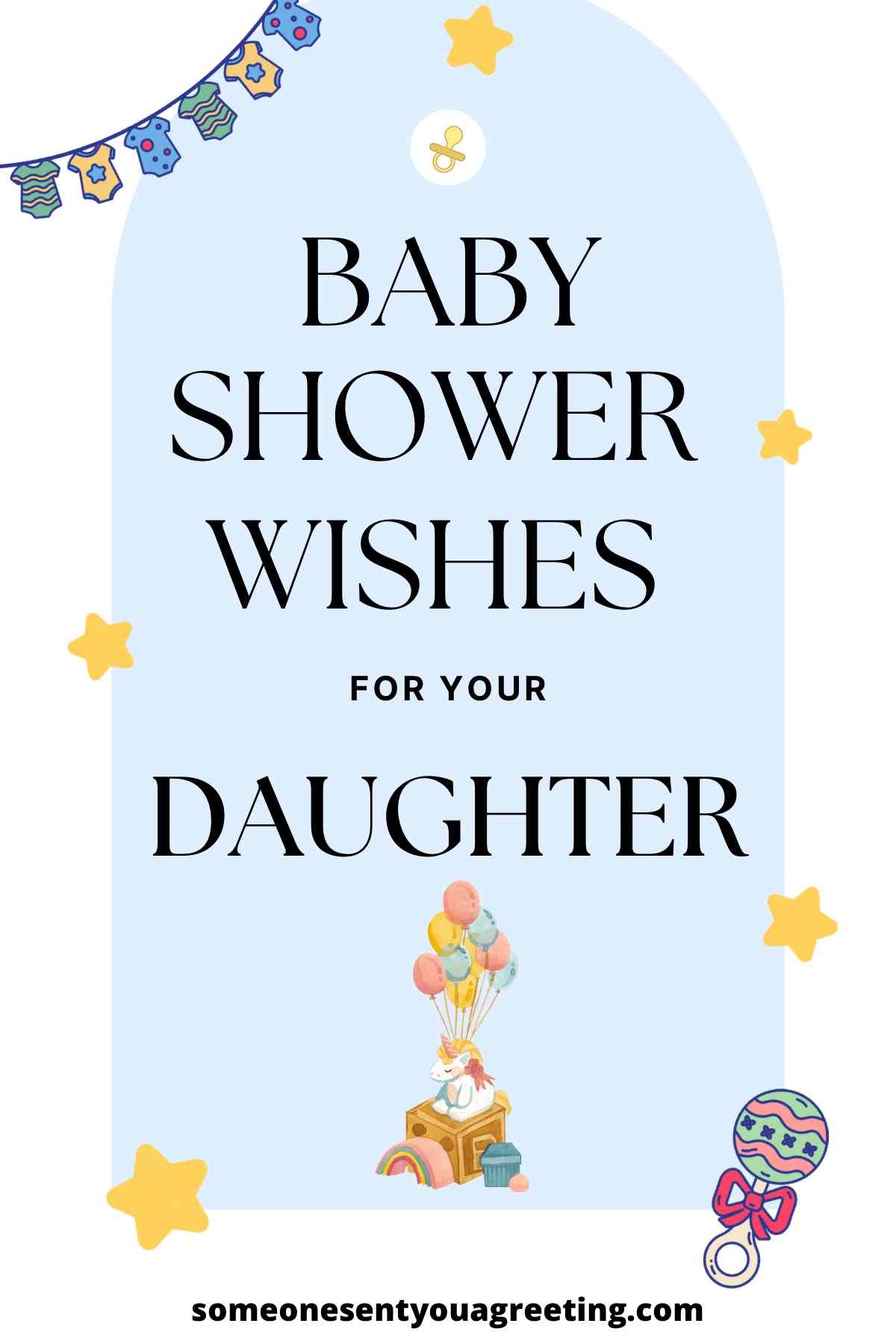 baby shower wishes for daughter