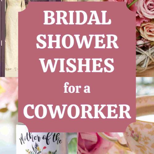 40+ Bridal Shower Wishes for a Coworker