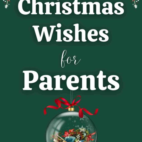 50+ Christmas Wishes for your Parents