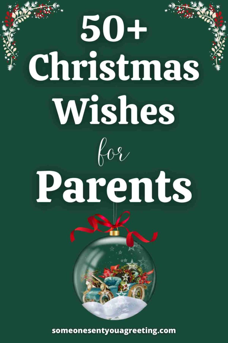 50+ Christmas Wishes for your Parents Someone Sent You A Greeting